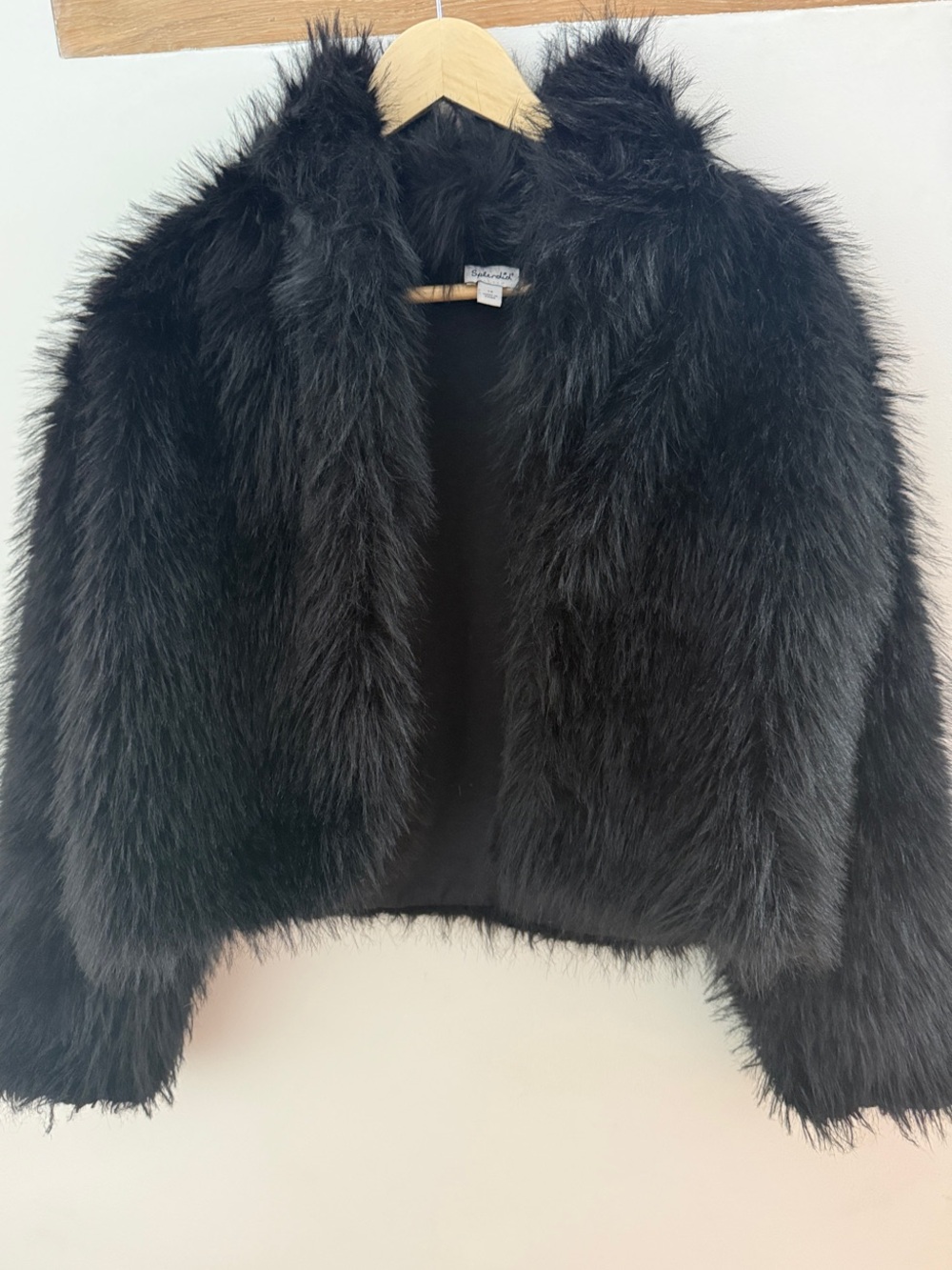 Kid’s Splendid Black Faux Fur Jacket